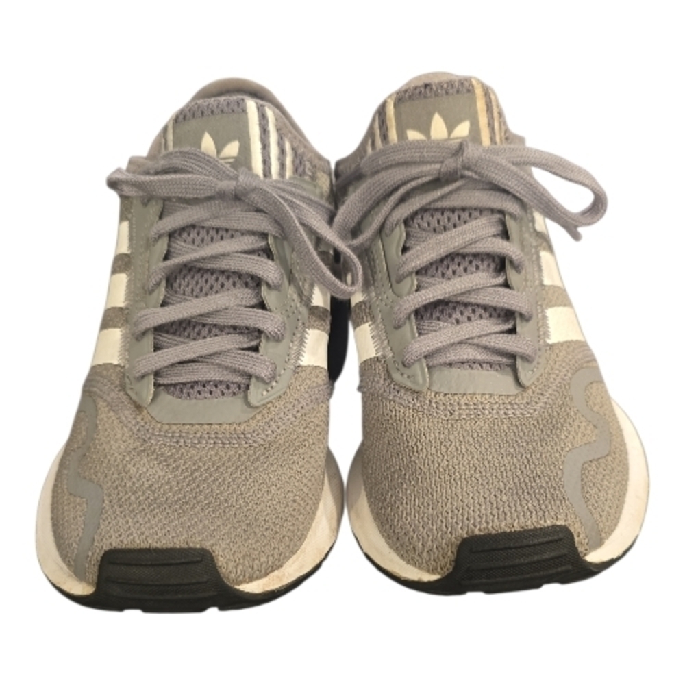 Adidas Gray and White Sneakers